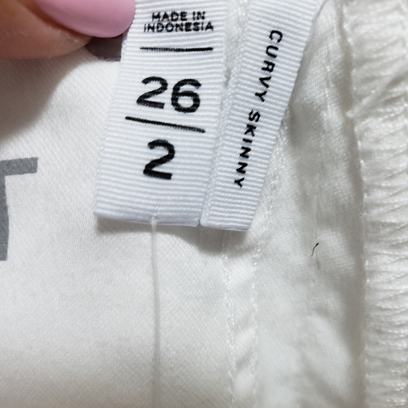 Loft Curvy Skinny Fit White Ankle Length Slim Pockets NWT - Picture 6 of 7